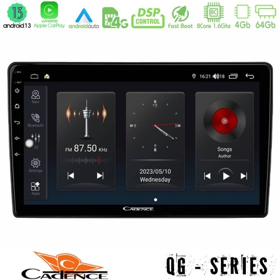 Cadence QG Series 8Core Android13 4+64GB Navigation Multimedia Tablet 9