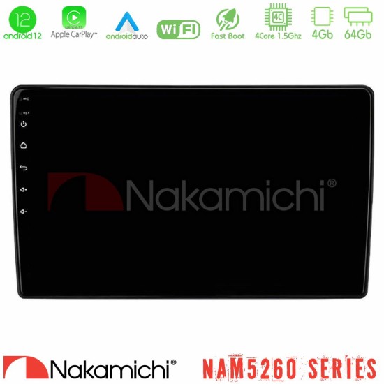 Nakamichi NAM5260 Series 4Core Android12 4+64GB Navigation Multimedia Tablet 9