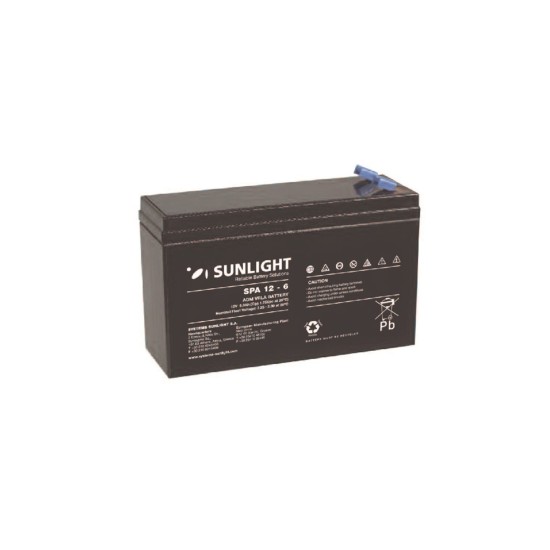 BATTERY VRLA RECHARGABLE 12V-6AH FOR UPS NEW