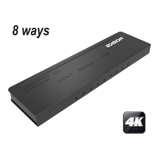 4K HDMI Splitter 1x8