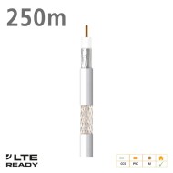 212703 ΚΑΛΩΔΙΟ Coaxial CXT-1 CCS AL Eca PVC White 250m