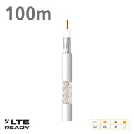 2127 ΚΑΛΩΔΙΟ Coaxial CXT-1 CCS AL Eca PVC White 100m