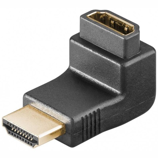 68782 ADAPTOR HDMI- ΘΗΛΥΚΟ ΣΕ HDMI- ΑΡΣΕΝΙΚΟ ΓΩΝΙΑΚΟ 90μοίρες