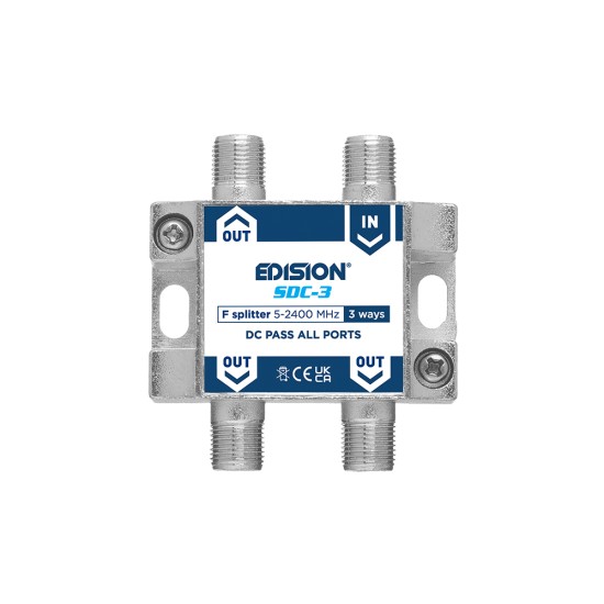 ΔΙΑΚΛΑΔΩΤΗΣ 3 ways F 5-2400Mhz SDC-3