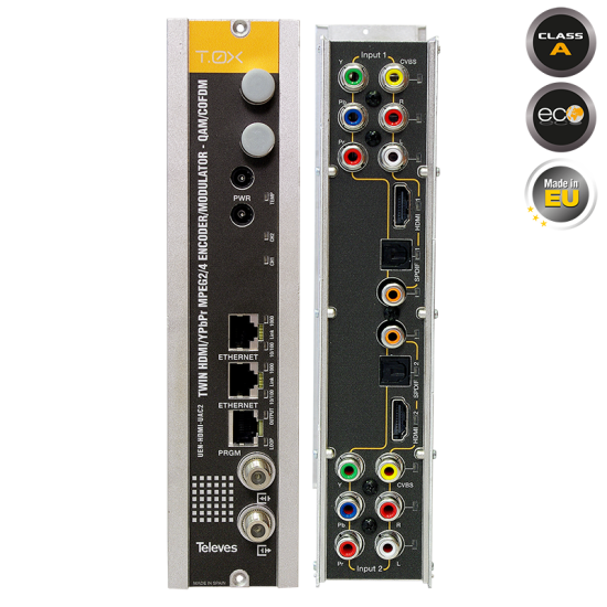 563832 T.0X TWIN Modulator HDMI/AV to COFDM/QAM