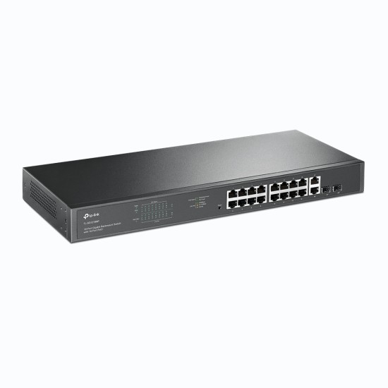 TP-Link TL-SG1218MP V5 18-Port Gigabit Rackmount Switch with 16-Port PoE+