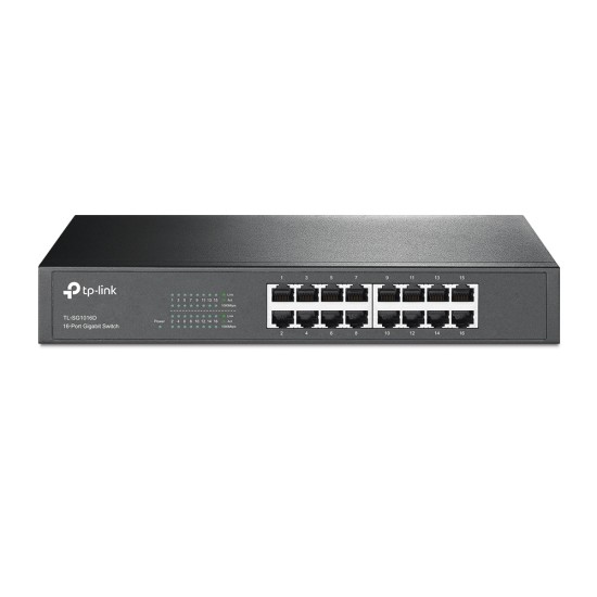 TP-LINK TL-SG1016D V10.0 16-Port Gigabit Desktop/Rackmount Switch