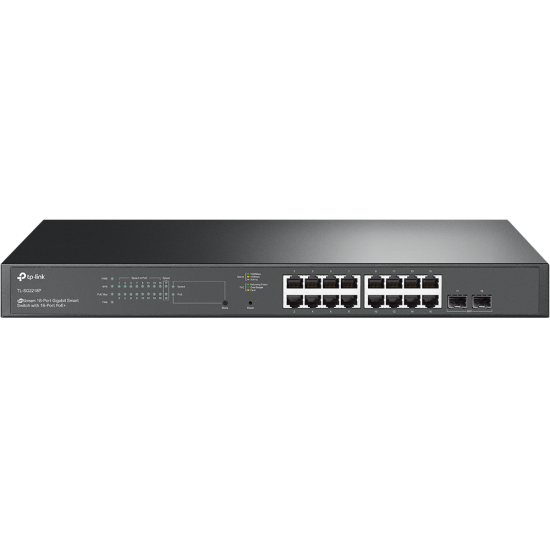 TP-Link  SG2218P JetStream 18-Port Gigabit Smart Switch with 16-Port PoE+