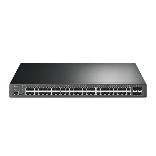 TP-Link TL-SG3452XP JetStream 48-Port Gigabit and 4-Port 10GE SFP+ L2+ Managed Switch with 48-Port PoE+