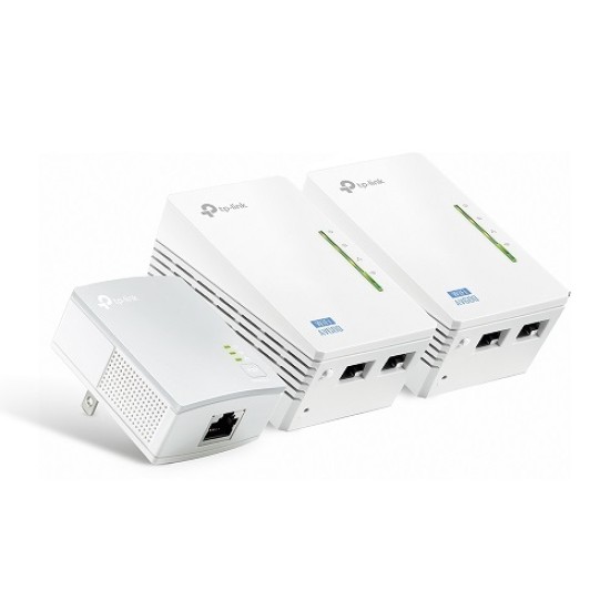 TP-LINK TL-WPA4220 TKIT  V5 AV600 V5 Powerline Wi-Fi 3-Pack Kit