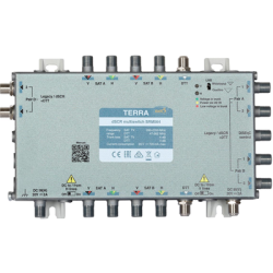 TERRA SRM564 Digital dSCR multiswitch 290-2350 MHz, Terr.47-862MHz, 6(3 pair) outputs, powering from H/V lines