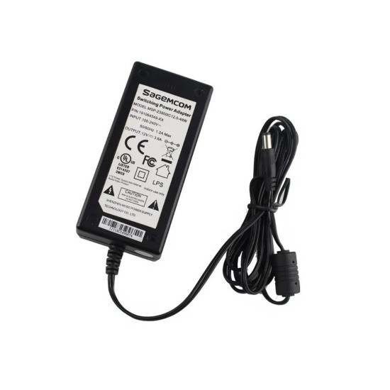 AC ADAPTER MONITOR SAGEMCOM 12V/3.8A/48W (5.5*2.5)